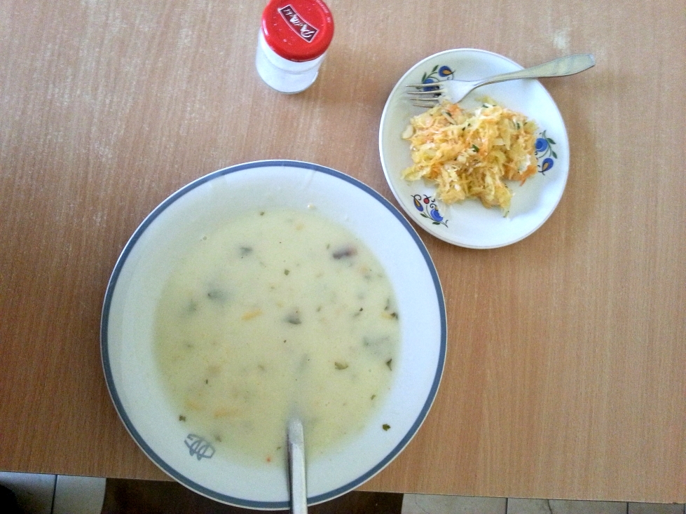 zupa i sałatka